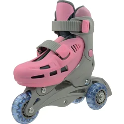 Kolečkové brusle TRISKATE BASIC vel.XS (27-30), růžové