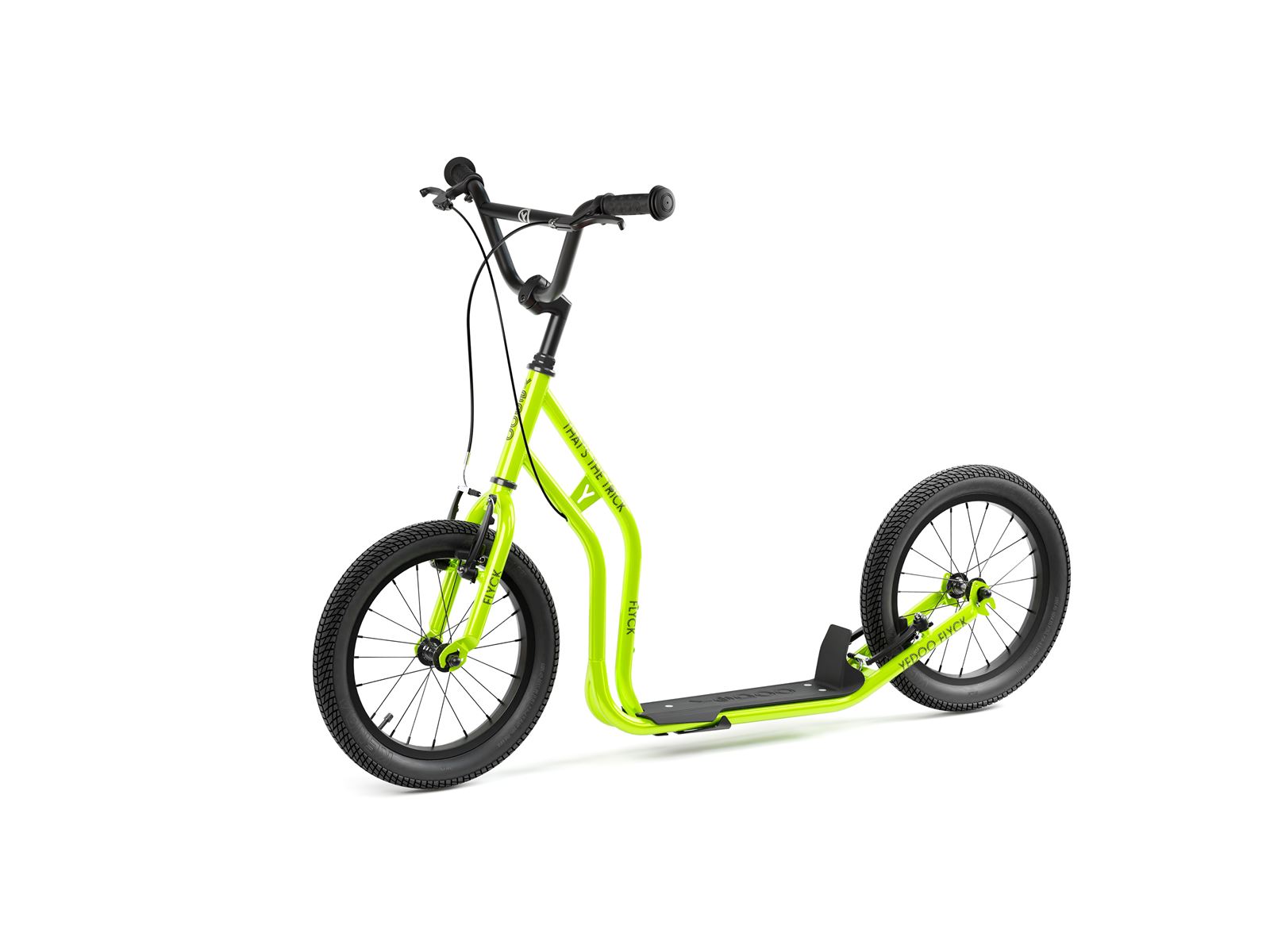 Koloběžka YEDOO Flyck - lime