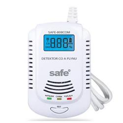 Kombinovaný detektor CO a výbušných plynov SAFE-808 COM SAFE 808COM