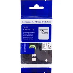 Kompatibilná páska PRINTLINE s Brother TZE-D31, 12 mm, čierna tlač/fluórovo zelený základ