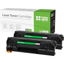 Kompatibilný toner ColorWay HP CE285A/ čierny/ 2x 1600 strán/ dvojbalenie