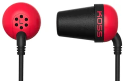 KOSS THE PLUG červené (24 měsíců) THE PLUG red - Sluchátka