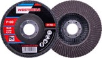 Kotouč lamelový brusný na kov, dřevo O 115 x 22,23 mm, zrnitost 100