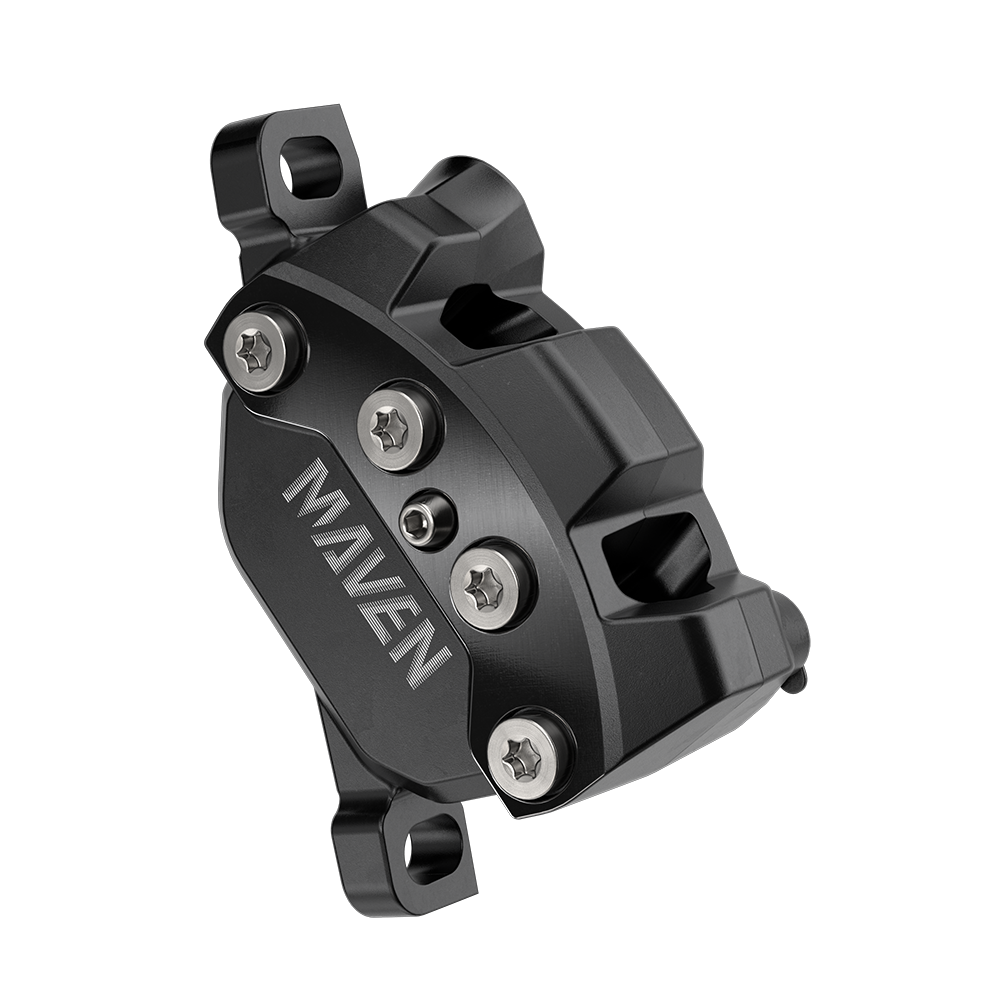 Kotoučová brzda SRAM Maven Silver - hliníková páčka, nerez šrouby - brzdový set zadní