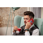 Kožené pouzdro typu kniha FIXED ProFit pro Samsung Galaxy A36 5G, červené