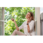 Kožené pouzdro typu kniha FIXED ProFit pro Samsung Galaxy A36 5G, modré