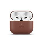 Kožené puzdro Epico Airpods 4 - hnedé