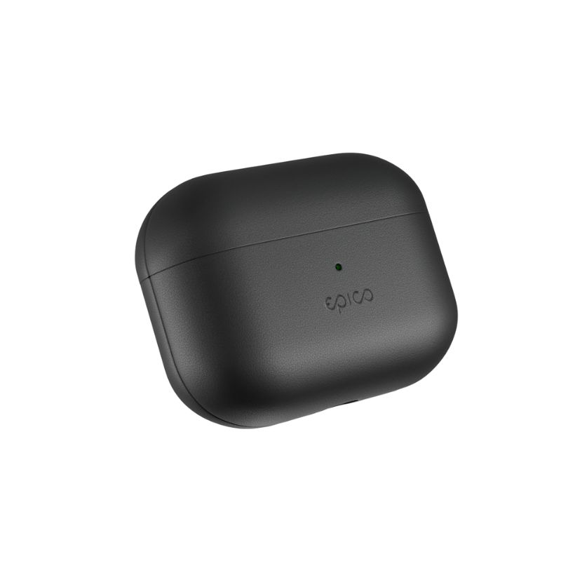 Kožené puzdro Epico | AirPods Pro 3 | čierne | ochrana proti poškriabaniu a nárazom