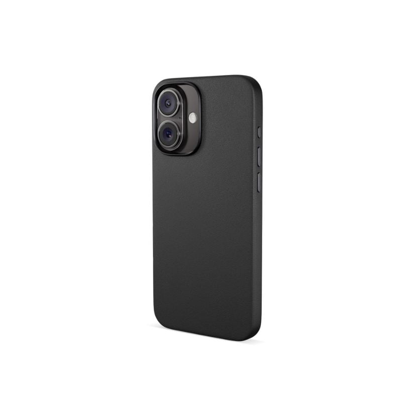 Kožené puzdro Epico Mag+ pre iPhone 16 Plus - čierne