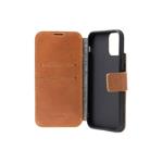 Kožené puzdro typu kniha FIXED ProFit pre Apple iPhone 14, hnedé