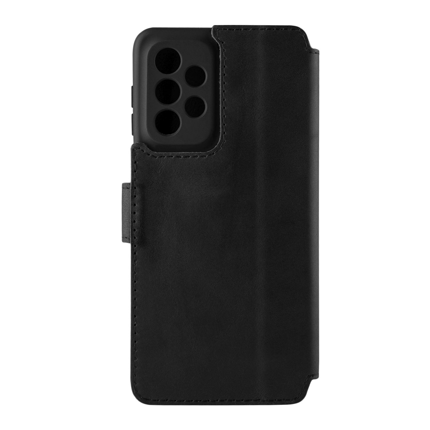 Kožené puzdro typu kniha FIXED ProFit pre Samsung Galaxy A33 5G, čierne