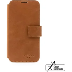 Kožené puzdro typu kniha FIXED ProFit pre Samsung Galaxy A33 5G, hnedé