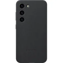 Kožený zadný kryt Samsung pre Samsung Galaxy S23 Black
