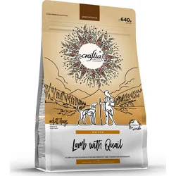 Kraftia CRAFTIA NATURA DOG Adult M/L Lamb & Quail 640g granule pre psy