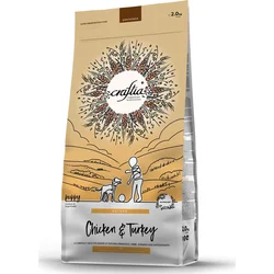 Kraftia CRAFTIA NATURA DOG Puppy M/L Chick & Turkey 2kg granule pro štěňata