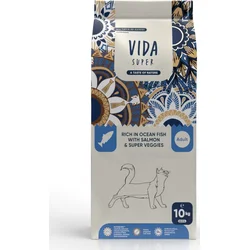 Kraftia VIDA SUPER CAT Adult Ocean fish & Salmon 10kg granule pre mačky