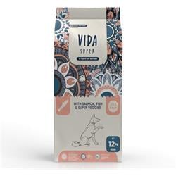 Kraftia VIDA SUPER DOG Adult M/L Losos a ryba 12kg granule pre psy