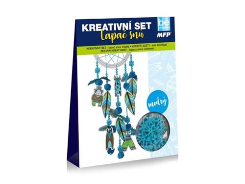 Kreatívna sada - lapač snov modrá