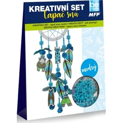 Kreativní set - lapač snů modrý