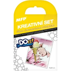 Kreativní set - maxi diamantová mozaika pejsek