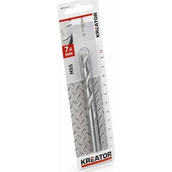 Kreator KRT010117 - vrták do kovu HSS 7,5x109 mm