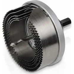 Kreator KRT100404 - Súprava dierovačov 5 ks (68/74/80/90/100 x 25 mm)
