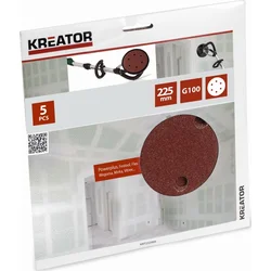 Kreator KRT232006 - 5ks Brúsny kotúč 225 mm G100