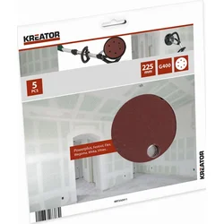 Kreator KRT232011 - 5ks Brúsny kotúč 225 mm G400