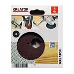 Kreator KRT250504 - 5x Brusný disk pro úhlové brusky 125 mm G60