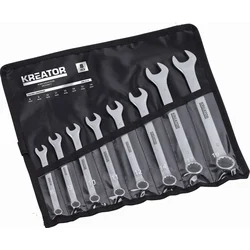 Kreator KRT500011 - Sada kľúčov slučka/otvorené 8-19mm 8ks vo vrecku