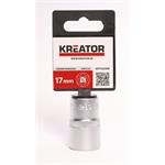 Kreator KRT502008 - 1/2" nástrčný kľúč (orech) 17 mm