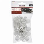 Kreator KRTH40906 - Upínacie gumičky s guličkou 4mm, 25cm 10ks
