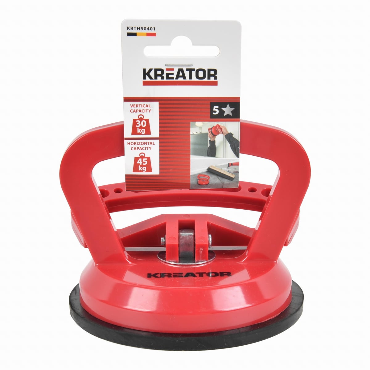 Kreator KRTH50401 - Jednobodová prísavka na sklo