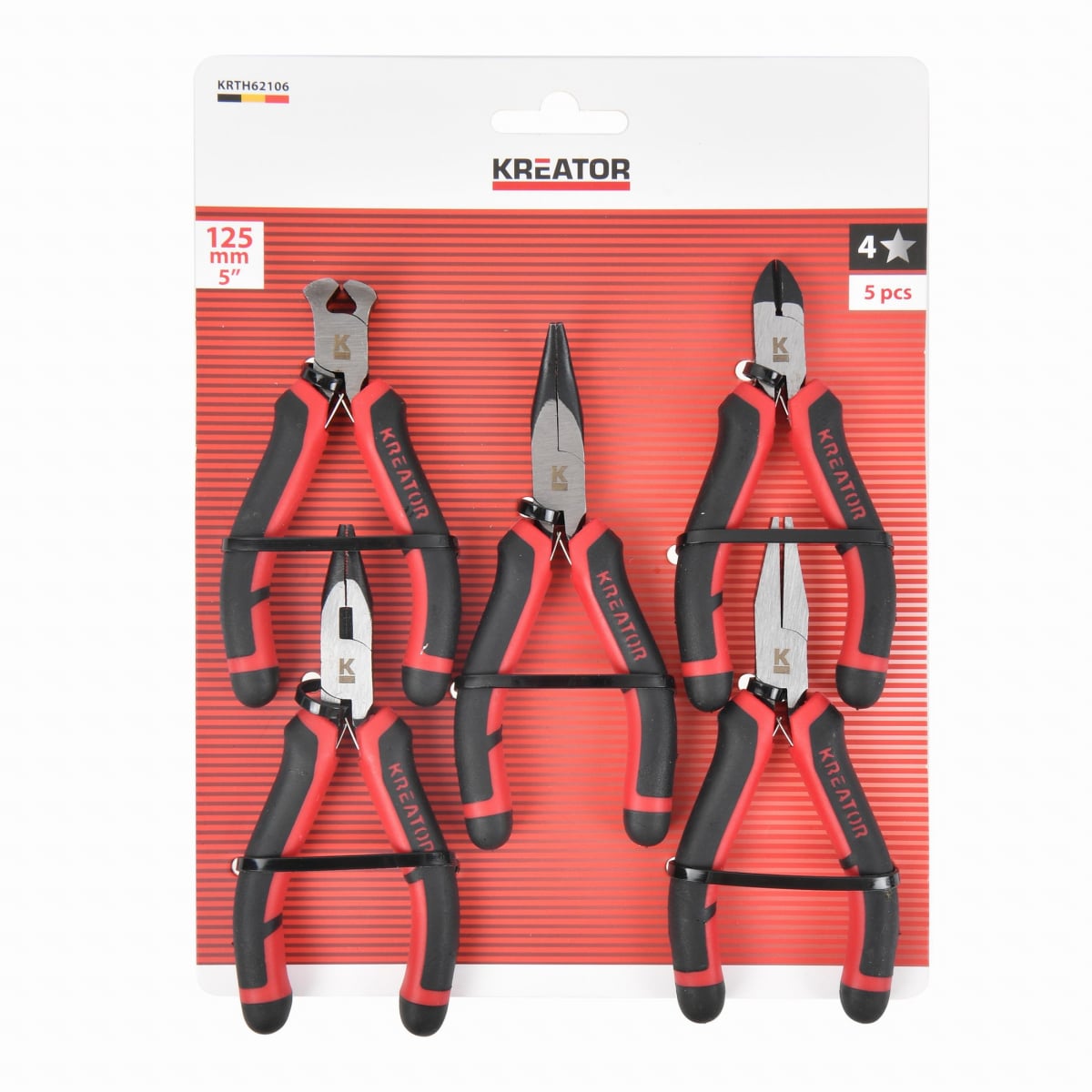 Kreator KRTH62106 - Sada mini klieští 125mm 5ks