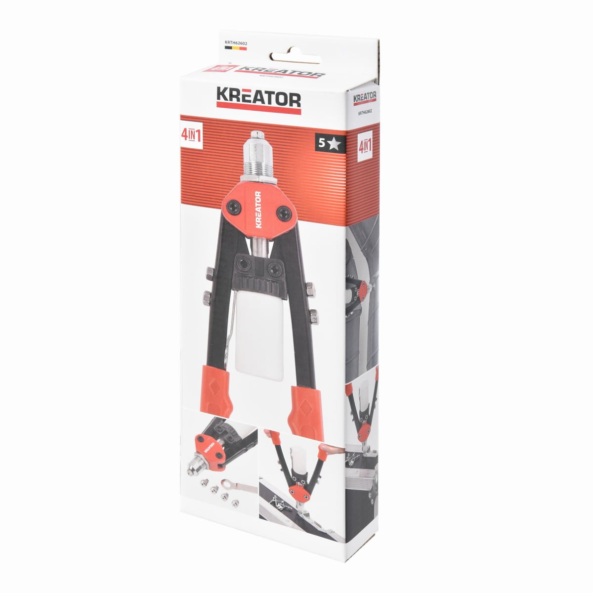 Kreator KRTH62602 - Pákové nitovacie kliešte - VYSOKÁ KVALITA