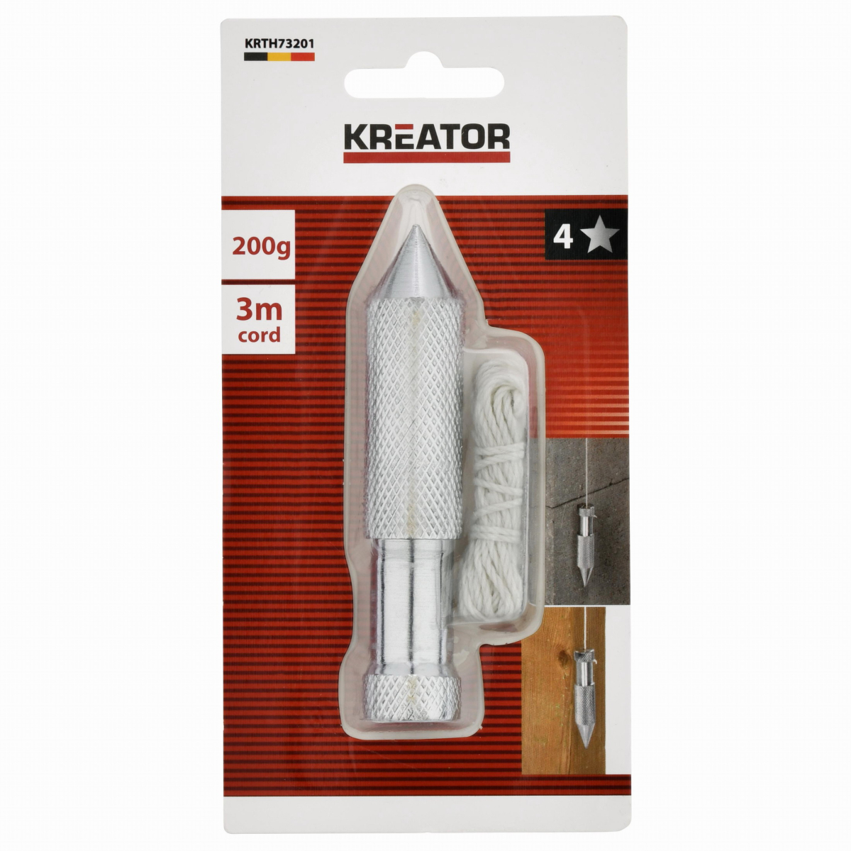 Kreator KRTH73201 - Plumb 200g