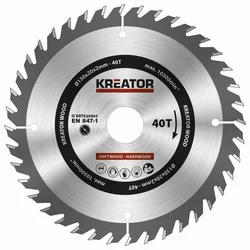 Kreator Pilový kotouč na dřevo 130mm 40T KRT020403 - Příslušenství k nářadí