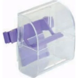 Krmítko do klece transparentní 75 ml