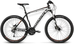 Kross 16 Level R4 27,5" L black/white/orange glossy