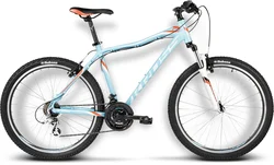 Kross 2017 26" Lea F2 XXS/13" sky blue/orange/white glossy