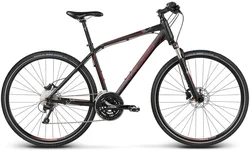 Kross 2017 28" Evado 6.0 S/17" black/silver/red matt