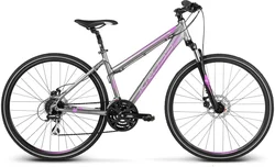 Kross 2017 Evado 3.0 S/17" dámský graphite/violet matt