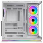 Krux skříň Atron ATX / 4x120 mm PWM ARGB fan / USB 2.0 / USB 3.0 / USB-C / panoramatická / bílá