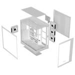 Krux skříň Atron ATX / 4x120 mm PWM ARGB fan / USB 2.0 / USB 3.0 / USB-C / panoramatická / bílá