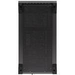 Krux skříň Palum / ATX / 2x120 mm fan / 2xUSB 2.0 / USB-C / dřevěné elementy / temperované sklo / černá