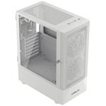 Krux skříň Vako RGB/ ATX / 2x140mm RGB fan / 1x120mm RGB fan / 2xUSB 2.0 / USB 3.0 / bílá