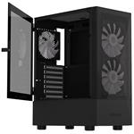 Krux skříň Vako RGB / ATX / 2x140mm RGB fan / 1x120mm RGB fan / 2xUSB 2.0 / USB 3.0 / černá