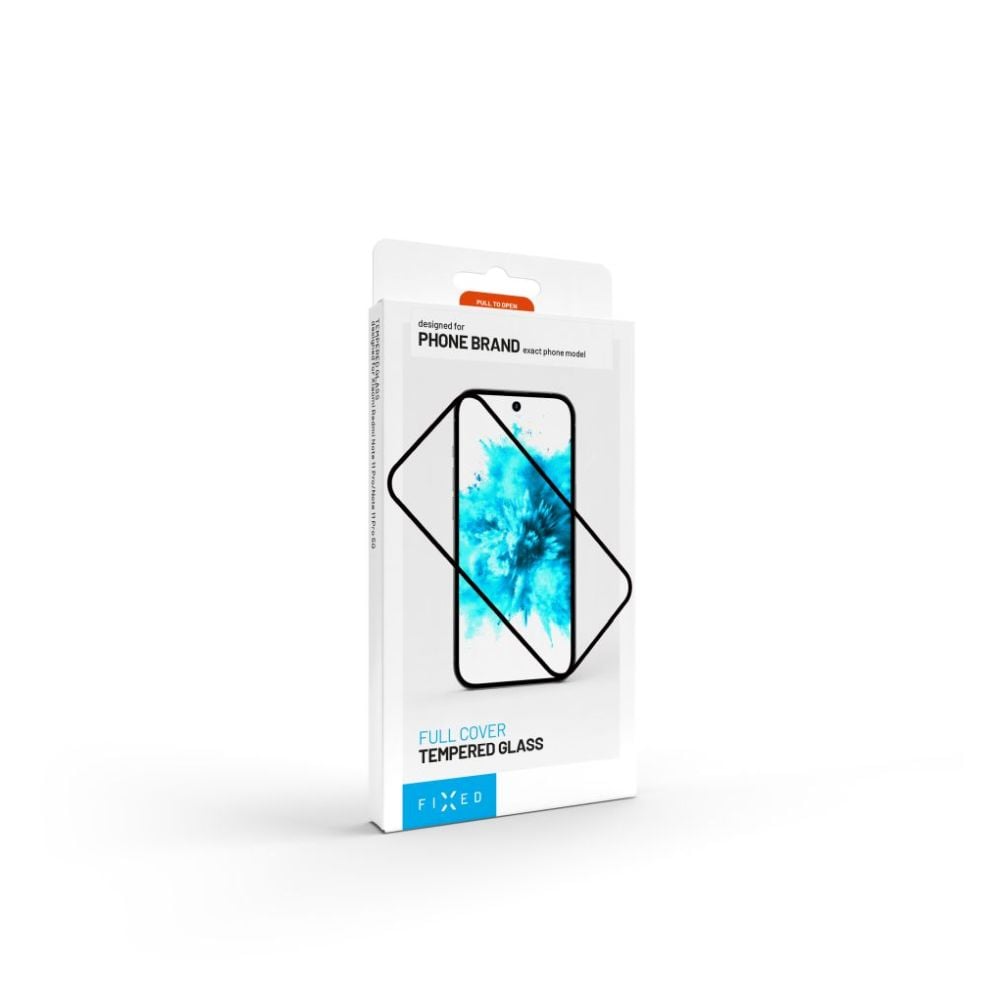 Kryt FIXED Full-Cover pre Motorola Moto G75 5G, čierny
