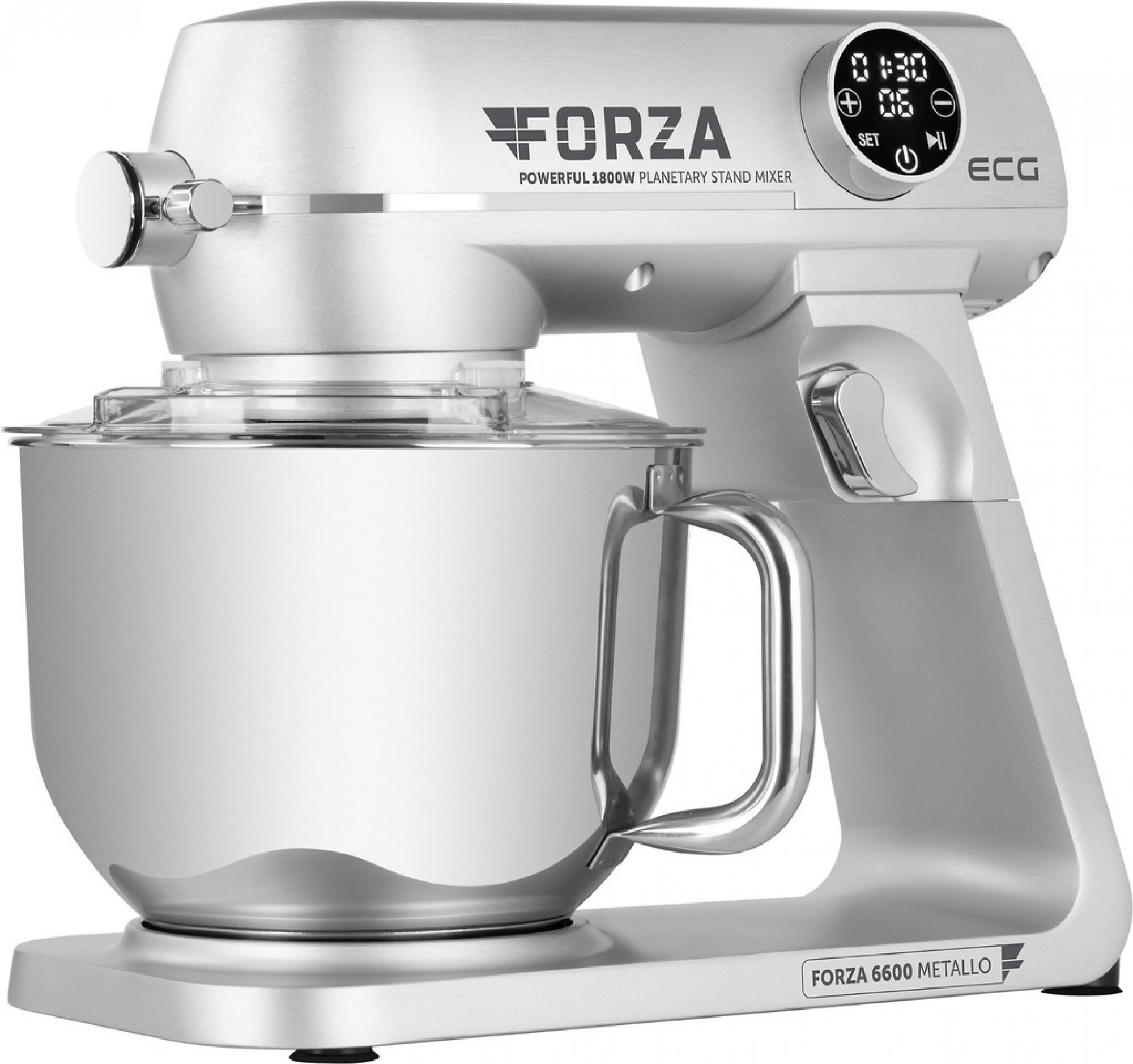 Kuchynský robot ECG FORZA 6600 Metallo Argento