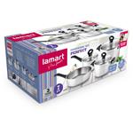 Lamart LT1110 7-dielna súprava riadu z nehrdzavejúcej ocele PERFECT